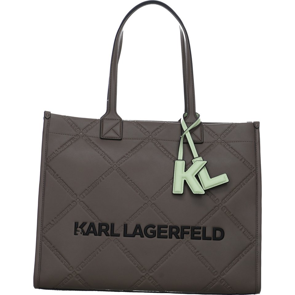 Damen Karl Lagerfeld Skuare Embossed LG Tote Bag in taupe (066404046639 ) bestellen