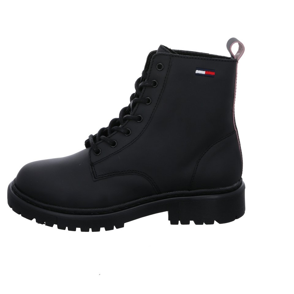Damen Tommy Jeans Lace Up Flat Boots in schwarz (250001019583 ) bestellen